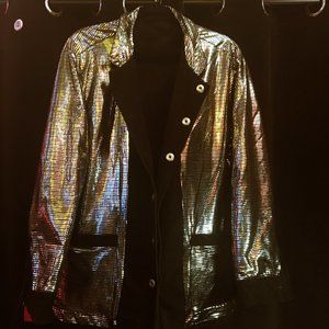 Reversible Disco Jacket; Super Silver x Black Cord